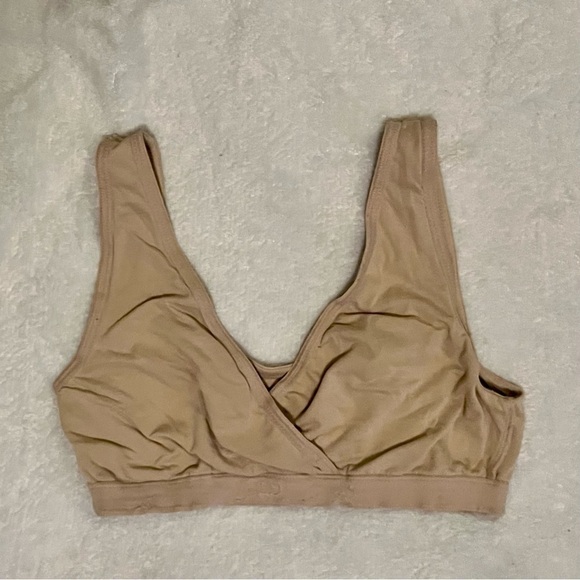 MOTHERHOOD Nursing Tan Bra Size M - Picture 3 of 4